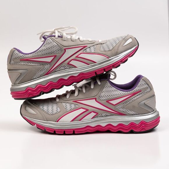 Reebok DMX Ride Sneakers gray pink Shoes size 10 - Picture 11 of 12